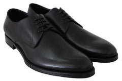 Dolce & Gabbana Black Leather SARTORIA Hand Made Shoes - Shoes