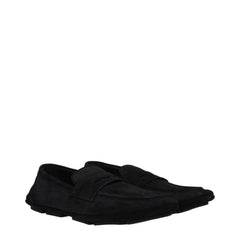 Dolce & Gabbana Cerné kožené nazuvacky - EU43/US10