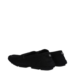 Dolce & Gabbana Cerné kožené nazuvacky - EU43/US10