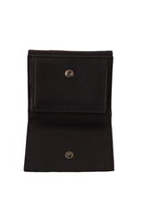 Dolce & Gabbana Black Leather Trifold Purse Belt Multi Kit Wallet - Wallets