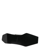 Dolce & Gabbana Black Leather Zip Closure Ankle Boots Shoes - EU43/US10 - Boots