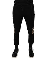 Dolce & Gabbana Black Leopard Slim Fit Jogger Pants - IT44 | XS - Joggers