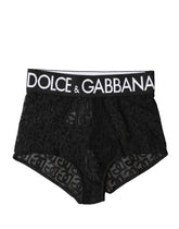 Dolce & Gabbana Black Logo Girdle High Waist Panty Underwear - IT2 | S