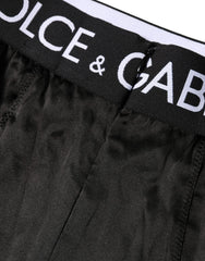 Dolce & Gabbana Black Logo Girdle High Waist Panty Underwear - IT2 | S