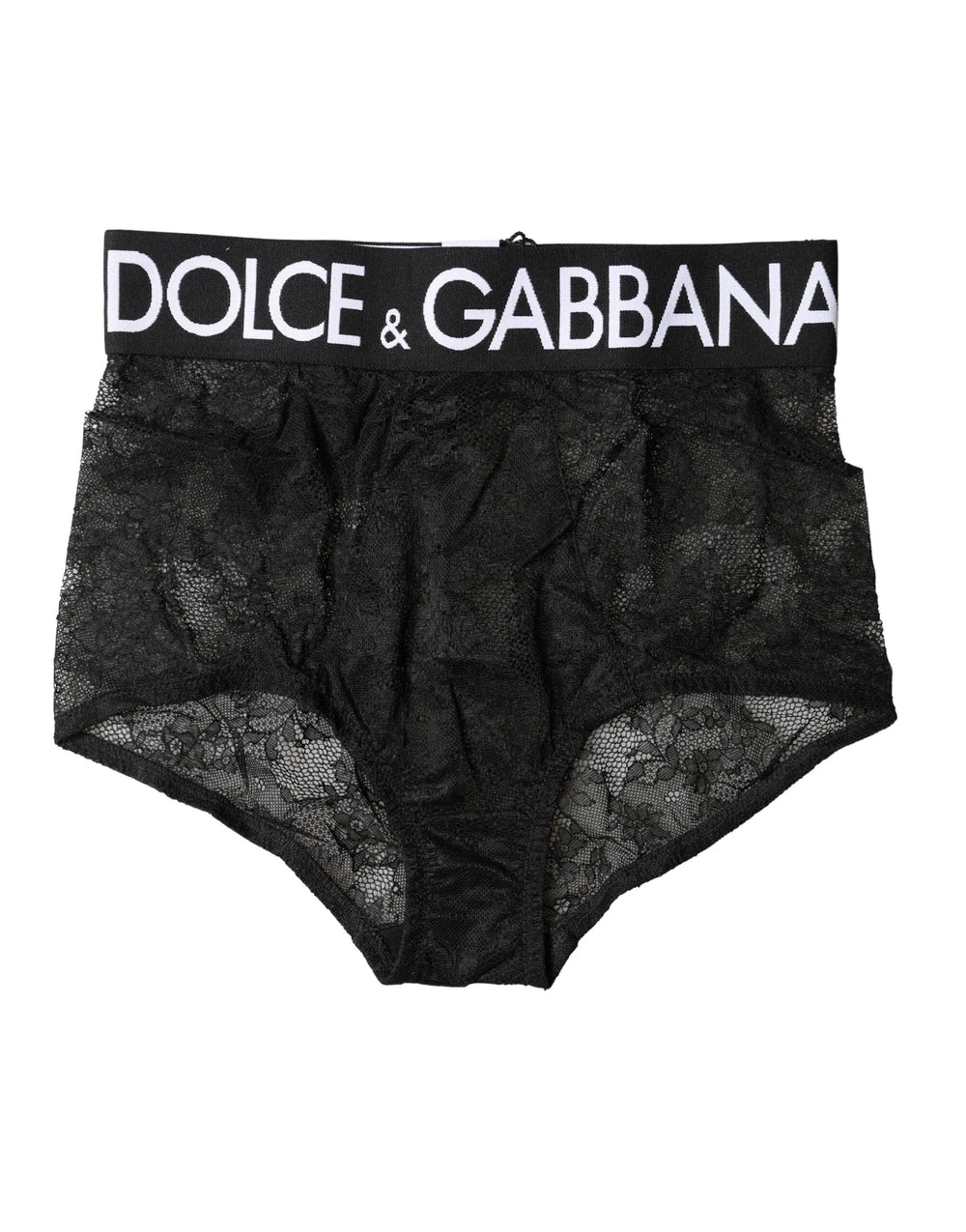 Dolce & Gabbana Black Logo Girdle High Waist Panty Underwear - IT2 | S