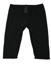 Dolce & Gabbana Black Logo Lace Lingerie Cropped Tight Underwear - IT2 | S - Boyshorts