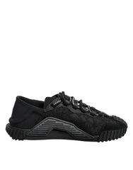 Dolce & Gabbana Black Logo Lace Low Top NS1 Sneakers Shoes - EU36.5/US6