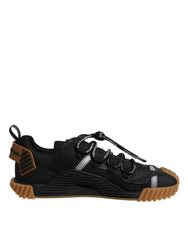 Dolce & Gabbana Svarta Sneakers med Logotyp och Snörning - Sneakers