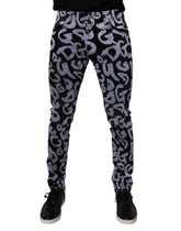 Dolce & Gabbana Black Logo Monogram Cotton Skinny Denim Jeans - IT48 | M - Jeans