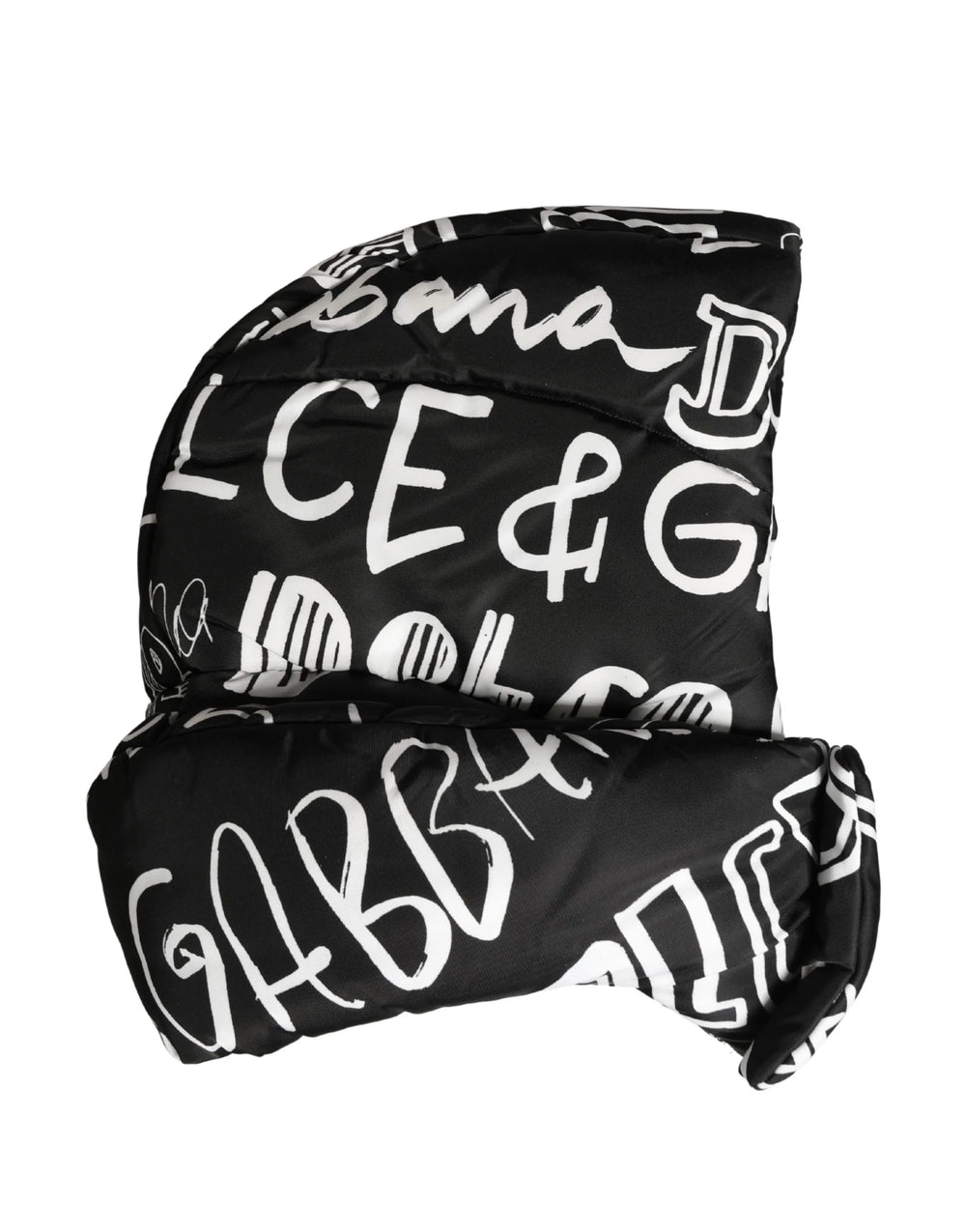 Dolce & Gabbana Černá čepice s potiskem loga - Bandany a čelenky