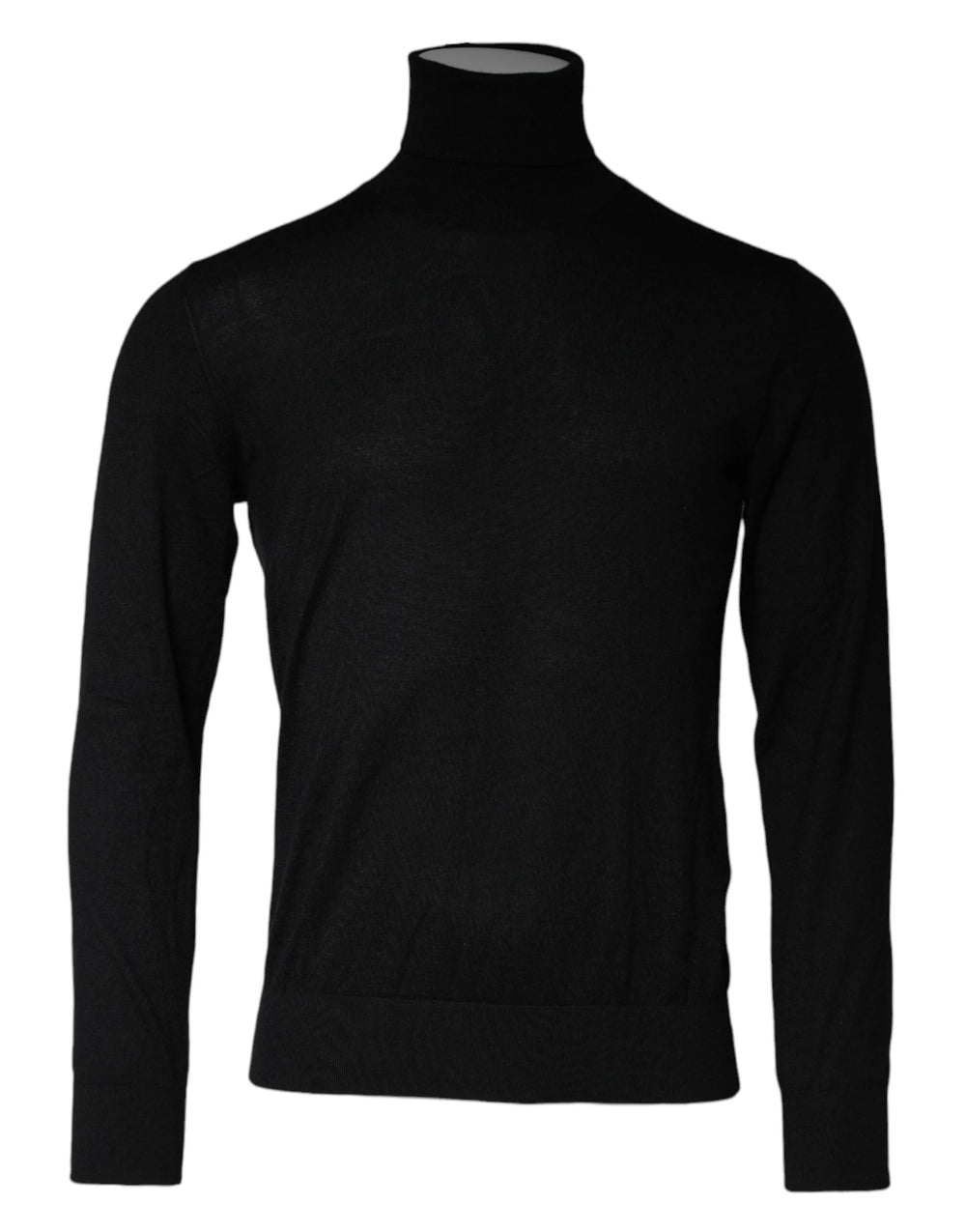 Dolce & Gabbana Black LongSleeve Turtleneck Pullover Sweater - IT48 | M - Sweaters