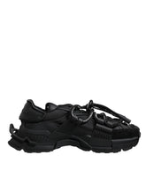 Dolce & Gabbana Black Low Top Space Lace Up Sneakers Shoes - EU39/US6 - Sneakers