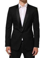 Dolce & Gabbana Black MARTINI 1 Button Suit Jacket Blazer - IT48 | M - Sport Jackets