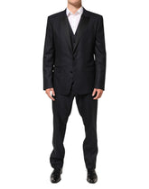 Dolce & Gabbana Black MARTINI 2 Buttons Suit 3 Piece Suit - Suits