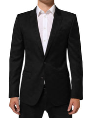 Dolce & Gabbana Black MARTINI 2 Buttons Suit Jacket Blazer - IT48 | M - Sport Jackets