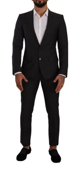 Dolce & Gabbana Black MARTINI Single Breasted 2 Piece Suit - IT46 | S - Pant Suits