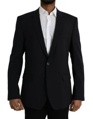 Dolce & Gabbana Black MARTINI Single Breasted Coat Blazer - IT54 | XL - Sport Jackets