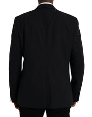 Dolce & Gabbana Black MARTINI Single Breasted Coat Blazer - IT54 | XL - Sport Jackets