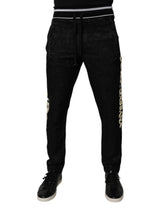 Dolce & Gabbana Black Mid Waist Jogger Men Sweatpants Pants - IT44 | XS - Joggers