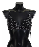 Dolce & Gabbana Black Millennials Star Non Wire Cotton Bra Underwear - IT4 | L - Bras