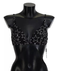 Dolce & Gabbana Black Millennials Star Non Wire Cotton Bra Underwear - IT4 | L - Bras