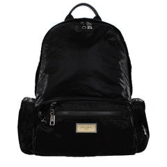 Dolce & Gabbana Black Nylon Backpack