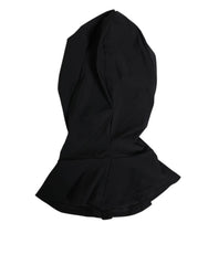 Dolce & Gabbana Black Nylon Elastane Balaclava Hood Face Cover Hat - 57 cm|S - Balaclavas