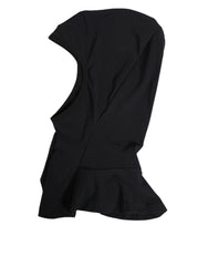 Dolce & Gabbana Black Nylon Elastane Balaclava Hood Face Cover Hat - 57 cm|S - Balaclavas