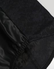 Dolce & Gabbana Black Nylon High Waist Short Panty Underwear - IT42|M - Briefs