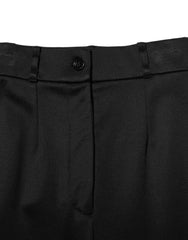 Dolce & Gabbana Black Nylon High Waist Skinny Leggings Pants - IT40|S - Leggings