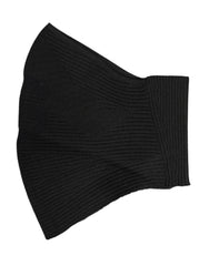 Dolce & Gabbana Black Nylon Knitted Ski Mask Balaclava - Balaclavas