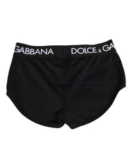 Dolce & Gabbana Black Nylon Logo Waistband Shorts Underwear - IT40|S - Briefs