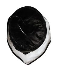 Dolce & Gabbana Schwarz Nylon Kunststoff Fischerhut Eimer Capello - 59 cm|L - Eimerhüte