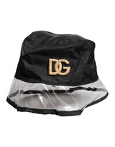 Dolce & Gabbana Black Nylon PVC DG Logo Bucket Hat - 57 cm|S - Bucket Hats