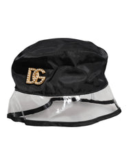 Dolce & Gabbana Black Nylon PVC DG Logo Bucket Hat - 57 cm|S - Bucket Hats