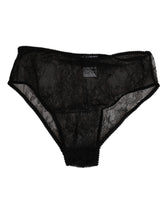 Dolce & Gabbana Black Nylon Stretch High Waist Panty Underwear - IT2 | S - Briefs
