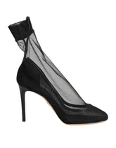 Dolce & Gabbana Black Nylon Stretch Mesh Sock Boots Shoes - EU36/US5.5