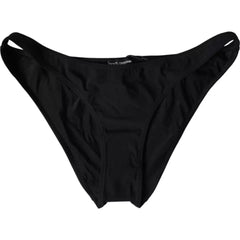 Dolce & Gabbana Black Nylon Swimwear Beachwear Bottom Bikini - IT3 | M - Classic Bikinis