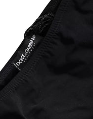 Dolce & Gabbana Black Nylon Swimwear Beachwear Bottom Bikini - IT3 | M - Classic Bikinis