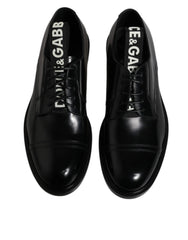 Dolce & Gabbana mustad lakknahast Derby pitsilised pidulikud kingad