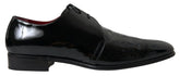 Dolce & Gabbana Black Patent Leather Formal Shoes - EU44/US11 - Shoes