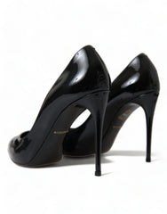 Dolce & Gabbana Black Patent Leather Pumps Heels Shoes - EU36/US5.5 - Heels