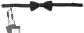 Dolce & Gabbana Black Polka Dot Silk Adjustable Men Neck Papillon Bow Tie - Neckties