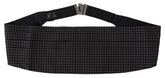 Dolce & Gabbana Black Polka Dot Wide Waist Men Belt Cummerband - IT52 | L - Suspenders