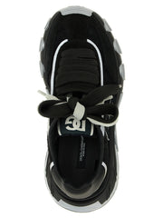 Dolce & Gabbana Black Polyamide Athletic Sneakers