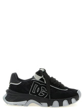 Dolce & Gabbana Black Polyamide Athletic Sneakers