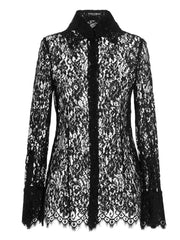 Dolce & Gabbana Black Polyamide Blouse - IT46