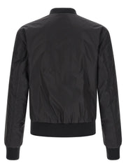 Dolce & Gabbana Black Polyamide Bomber