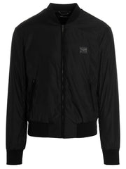 Dolce & Gabbana Black Polyamide Bomber - IT50 | L