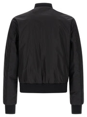 Dolce & Gabbana Black Polyamide Bomber - XXL